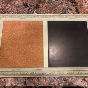Shabby chic: cork / chalk board